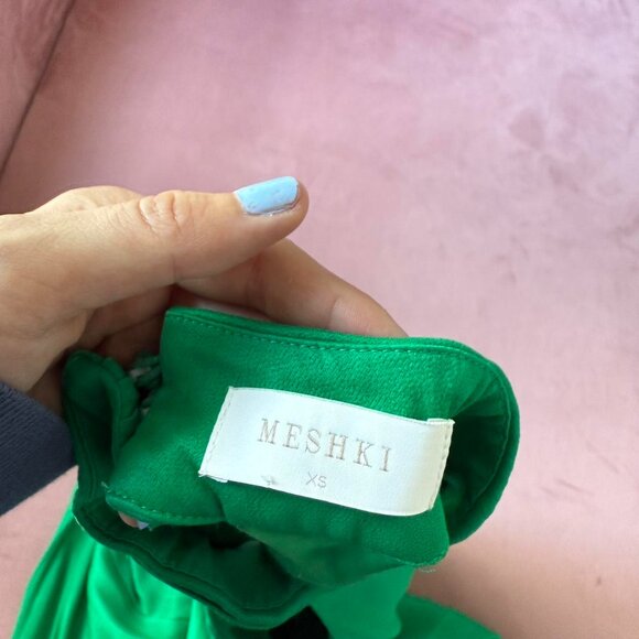 Green Backless Meshki Maxi Dress - Picture 5 of 6